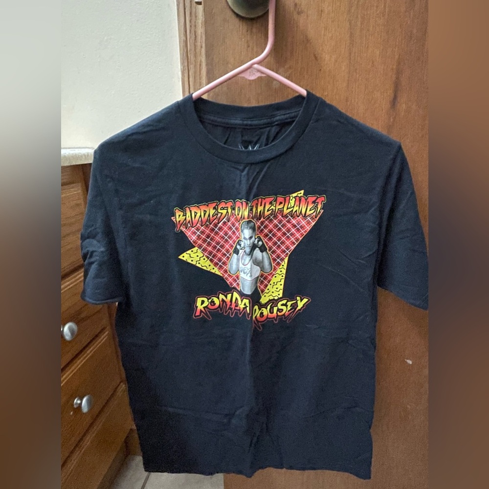WWE Authentic Ronda Rousey T-Shirt Womens Medium